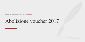 Amministrazione Srl Abolizione voucher 2017