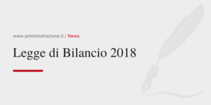 Amministrazione Srl Legge di Bilancio 2018