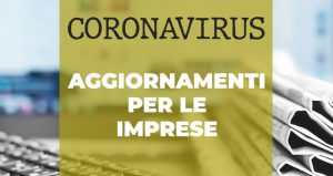 Emergenza Coronavirus aggiornamenti per le imprese