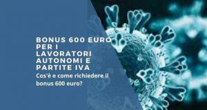 Emergenza Coronavirus indennita Bonus 600 euro