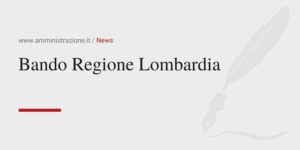 Amministrazione Srl Bando Regione Lombardia