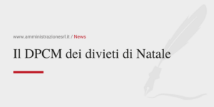 Amministrazione Srl DPCM dei divieti di Natale