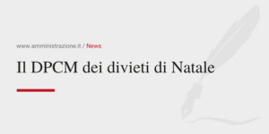 Amministrazione Srl Il DPCM dei divieti di Natale