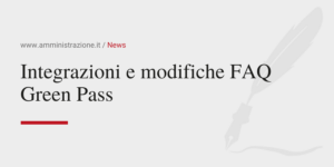 Amministrazione Srl Integrazioni e modifiche FAQ Green Pass