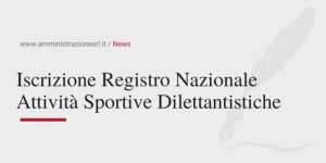 Studio BMGR Crema - Iscrizione Registro Nazionale Attività Sportive Dilettantistiche