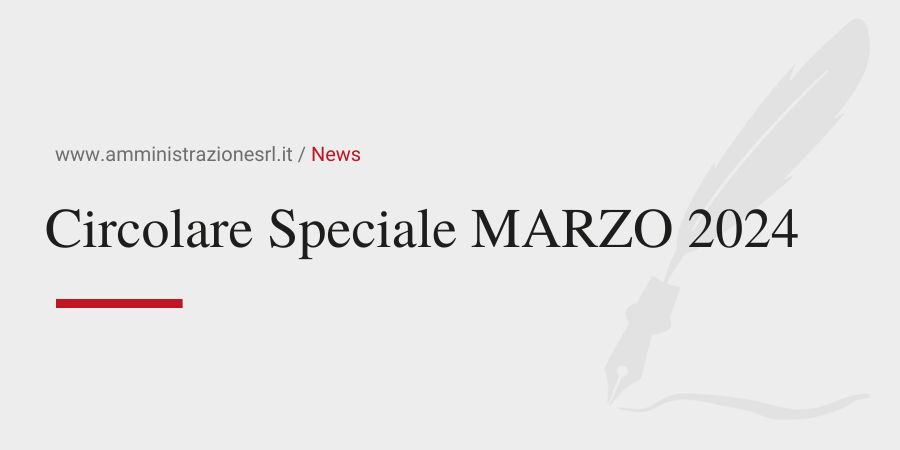 Studio BMGR Crema - Circolare Speciale MARZO 2024