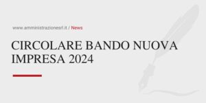Studio BMGR Crema - CIRCOLARE BANDO NUOVA IMPRESA 2024