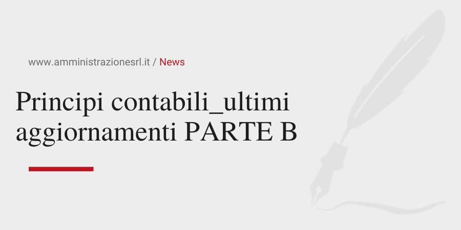Studio BMGR Crema - Principi contabili_ultimi aggiornamenti PARTE B